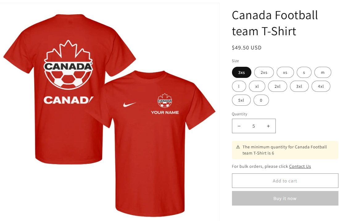 product page