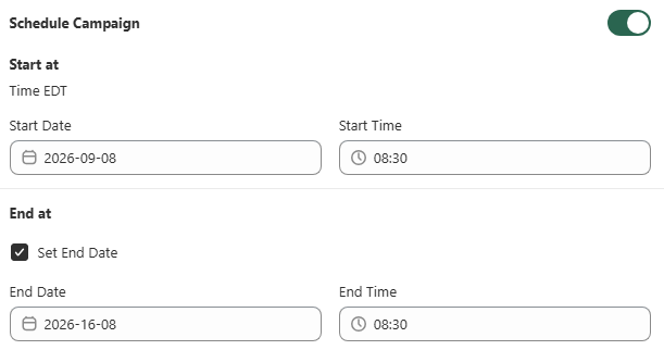 schedule