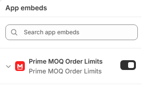 Enable extention